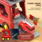 Beby Buty 5 in 1 Fire Trucks Cars Toys for Toddlers 3-5, Boy Toddler Car Truck Toys with Light Sound, Birthday Gifts Toys for 3