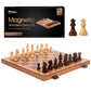 Chess Set Magnetic - enhanced Wooden Board Game with a Portable Wood Case and SeStorage for Pieces  Set for Kids and mature-themeds (Beech Wood) - Chess protective coveringy