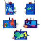 Bnf Soft Cloth Book Sound Paper Teethers Animal Theme For Car Seat Learning Toy Whale Baby | Toys For Baby | Developmental Baby 