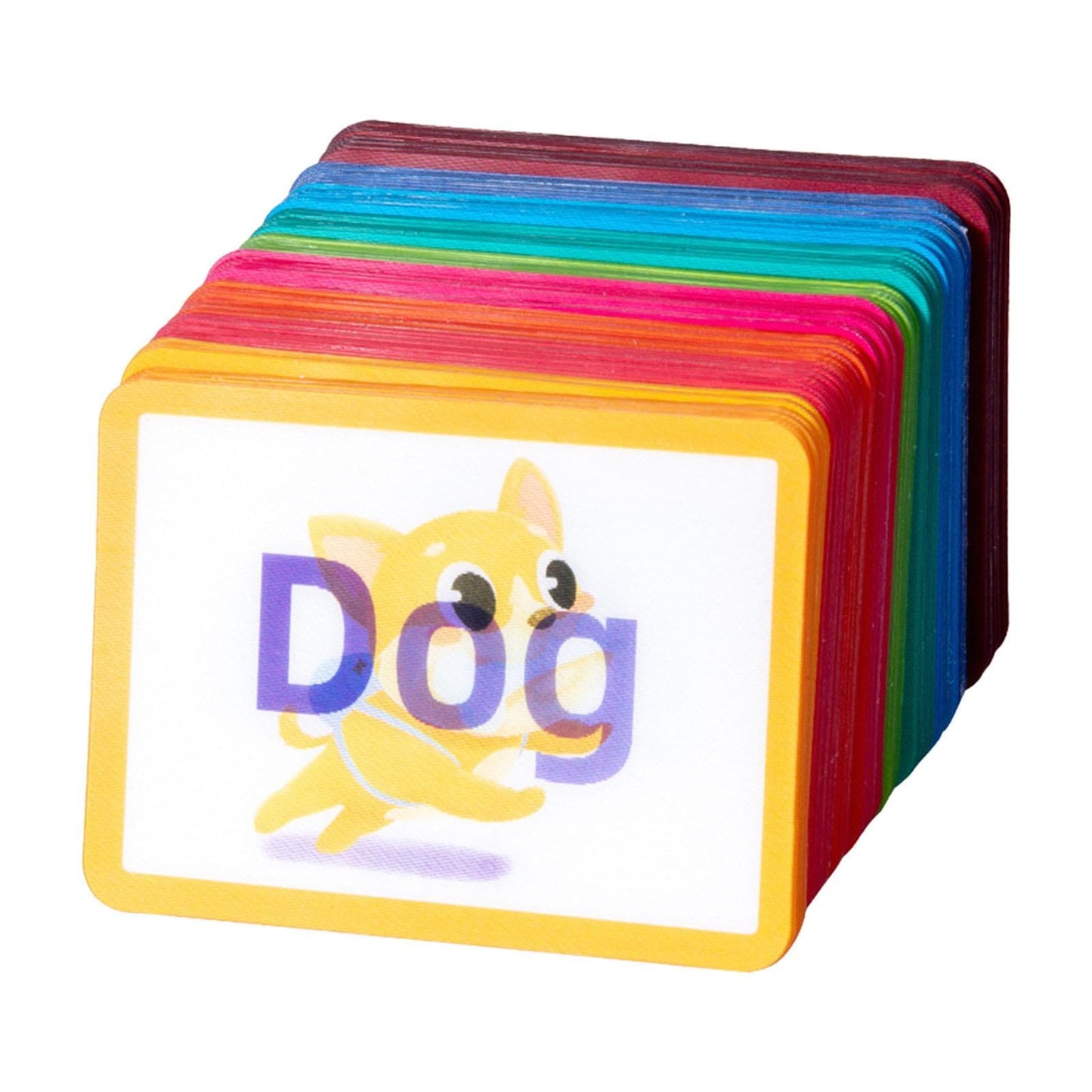 Zoomella 100Pcs 3D Visual Change Cognitive Card Preschool Game Educational Flashcards