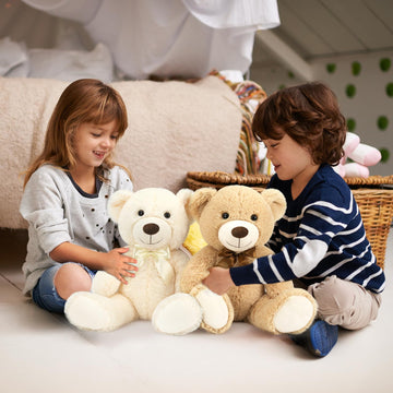 Morismos Teddy Bear Stuffed Animals, 20' Bulk Teddy Bears Plush For Kids, Medium Size Bears For Baby Shower, Christmas