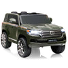 Kids Ride On Truck, Electric Vehicle With Remote Control, 12V Battery Powered, 3 Speeds, Led Lights, Music & Horn, Spring Suspen