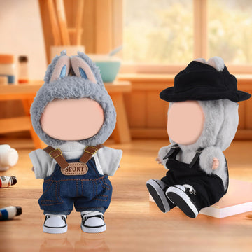 2025 New Version Doll Shoes  1 Pair enhanced Black Canvas Shoes  Perfect Match for bubu Clothes  Shoes for 15&17cm Doll Accessories