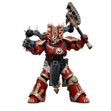 Pipigirl Joytoy Gw 40K Genuine License 1:18 Action Figure, World Eaters Khorne 4, 4.96 Inch Collectible Action Figures Sets