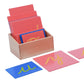 Adena Montessori Lower Case Sandpaper Letters - Cursive -Without Box Cursive Wooden Letters For Kids Language Learning