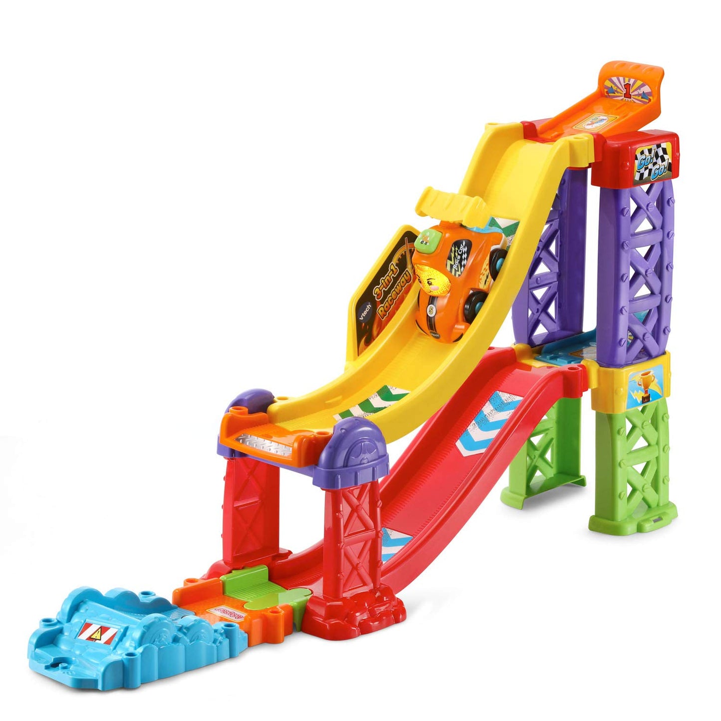 Vtech Go! Go! Smart Wheels 3-In-1 Launch And Go Raceway