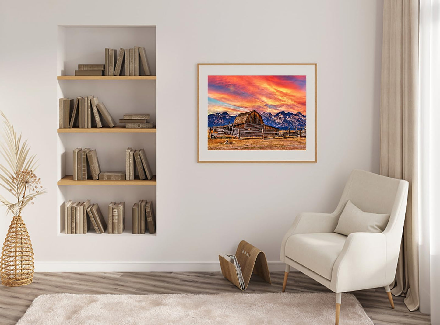 Wishdiam Jigsaw Puzzles For Adults,2 Pack 1000 Pieces Puzzles,Barn And Grand Teton National Park In Wyoming & Morning Light At Grand Canyon Arizona Usa, A Scenic Birthday Gift For Mom And Girl Friend
