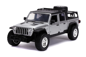 Fast & Furious F9 1:24 2020 Jeep Gladiator Die-Cast Car, Toys For Kids And Adults,Silver