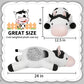 Florviv Weighted Cow Stuffed Animals Weighted Plush Toy 24'' 4.2Lb Cute Cow Hugging Dolls Plushies Pillows For Boys And Girls (W