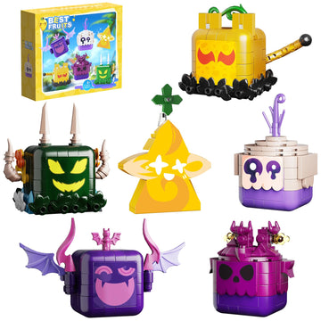 Fruits Toy Building, Fruits Anime Game Blox Toy Cute Building Set, Fruit Building Compatible With Lego, Ideal Birthday Party Pre