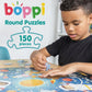 boppi Space Round Jigsaw Puzzle - 150 Pieces Solar System for Kids 5-8 Years - 58cm Diameter, 100% Recycled Card