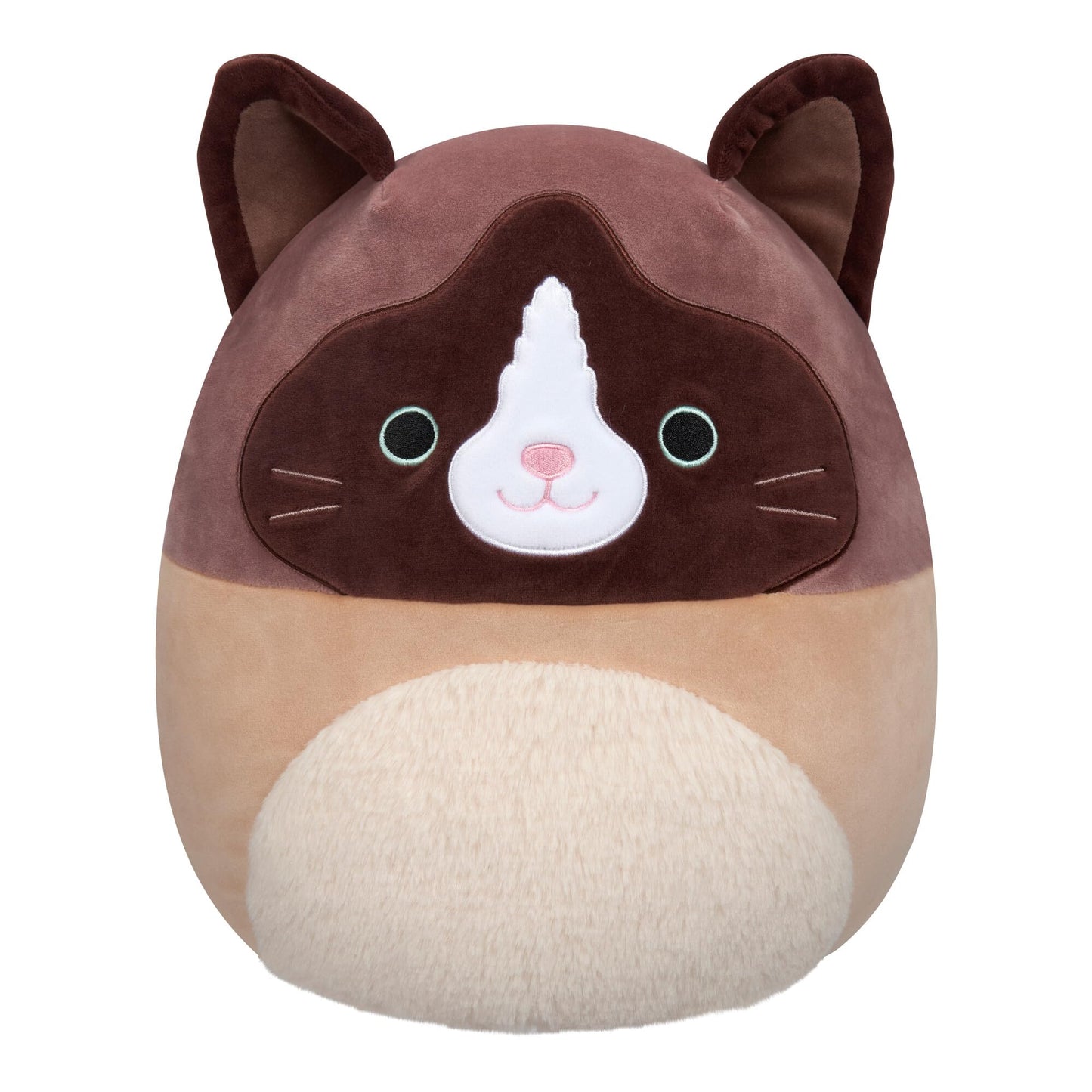 Squishmallows Original 16-Inch Woodward Snowshoe Cat With Fuzzy Belly - Official Jazwares Large Plush