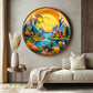 Bgraamiens 1000 Piece Jigsaw Puzzle - Sunset Abstract Paper Art Landscape For Adults - Vibrant Nature Puzzle With Mountains, Riv