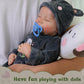 Dayoff Kids Reborn Baby Dolls,18 Inch Realistic Baby Doll With Full Vinyl Body Lifelike Baby Dolls Real Life Baby Doll For Kids Age 3+ (Levi.B)