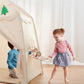 Besrey Large Kids Play Tent With Christmas Tree Flags & Lights, Kids Tent Indoor, Toddler Tent For Boys&Girls, For Kids, Great K