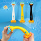 zeeloopbee Duck Swimming Diving Sticks Pool Toys for Kids Ages 4-8  3pcs Training Sinking tossing Dive Toy for Kid Diving  Summer Underwater Sinking Pool Toys for Kids Ages 8-12 (Duck Sticks)