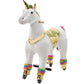 Pipleo Ride on Unicorn Toy for Kids 4 to 9 Years, Unicorn Ride on Toy, Ride on Unicorn Mechanical Plush Animal, No Battery or El