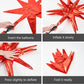 Partywoo Red Balloons, 110 Pcs 22 Inch Star Balloons And Red Balloons Different Sizes Pack Of 18 Inch 12 Inch 10 Inch 5 Inch For Balloon Garland Balloon Arch As Birthday Decorations, Party Decorations