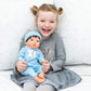Tiny Treasures Brown Haired Baby (Cot Packaging)