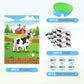 Waenerec Pin The Tail On The Cow, Cow Games With 28 Pcs Cow Tails For Kids Farm Birthday Party Supplies Cow Themed Party Favors Decorations