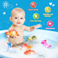 Baby Bath Toys For Toddlers 1-5, 6 Packs Light Up Floating Dinosaur Toys For Kids 1-5 Year Olds Boys Girls Easter Basket Birthday For Babies Age 1-5 Sensory Toys Preschool Bathtub Pool Shower Games