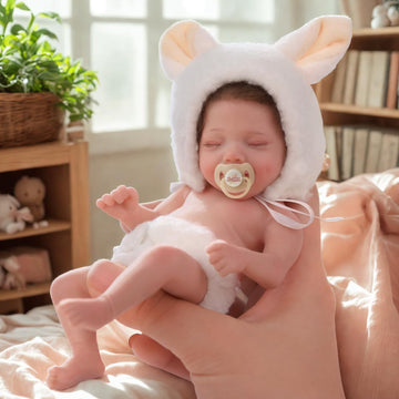 Babeside Miniature Reborn Baby Dolls Silicone Full Body - 6-Inch Soft Body Mini Realistic-Newborn Baby Dolls With Real Life Tiny Baby Doll With Gifts Box For Kids 12+