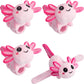 Deekin 4 Pcs 9 Inch Stuffed Axolotl Slap Bracelets Plush Axolotl Slap Band Cute Snap Bracelet Jungle Themed Axolotl Huggers For