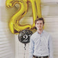 21 Balloon Number, Gold Number 21St Birthday Balloons 40 Inch, 21 Or 12 Years Old Gold Birthday Decorations For Men Women Him He