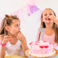 Zlongron Birthday Number Candles, Handmade Macaron 3D Flash Number 7 Candle, Suitable for Girls and Boys Birthdays, Weddings, A