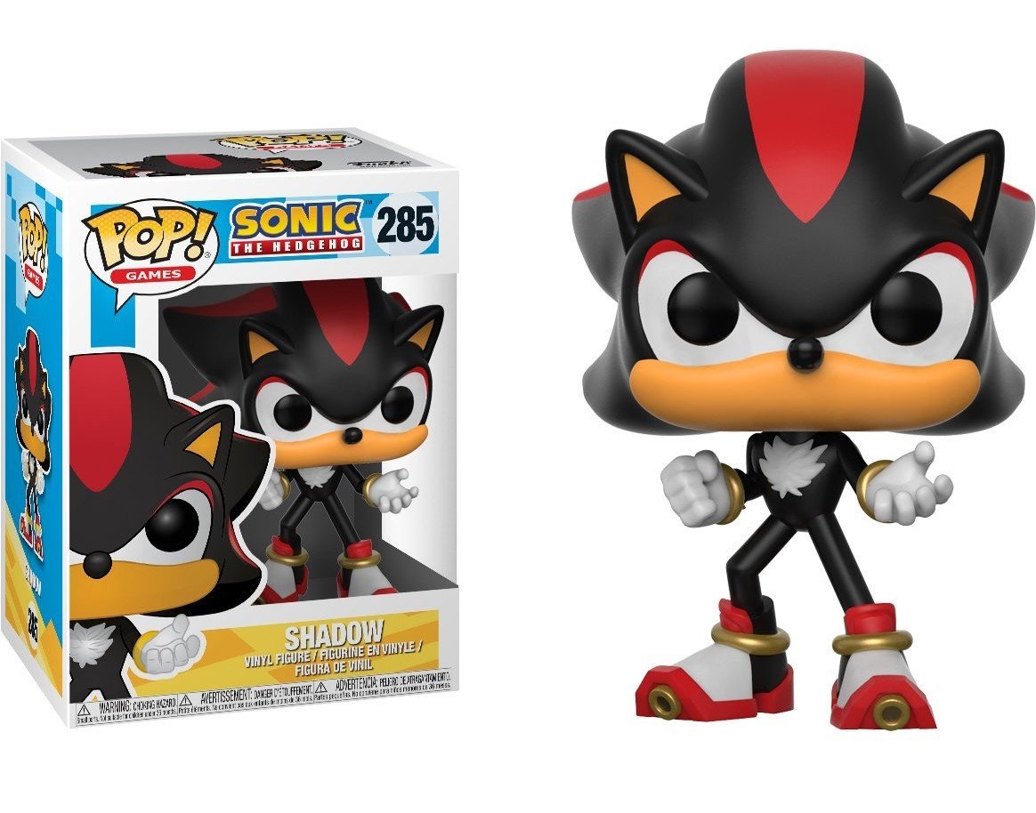 POP Sonic The Hedgehog - Shadow Funko Vinyl Figure (Bundled with Compatible Box Protector Case)  Multicolor  3.75 inches