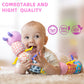 Baby Infant Musical Toy Soft Stuffed Animal Toy With Multi Textures,Rattle,Crinkle,Newborn Baby Toy For 0 3 6 9 12 Months Girls