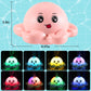 Gigilli Light Up Octopus Bath Toy - Fun Bath Fountain for Kids Ages 1-3, Perfect Baby Easter Gift and Birthday Stuffer, Small Size