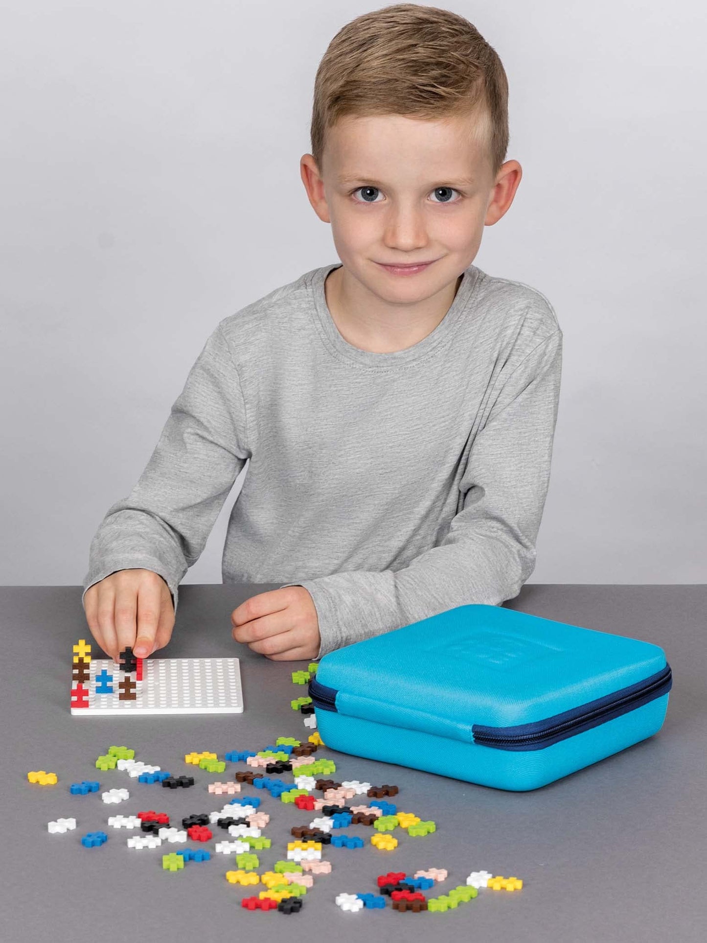 Plus-Plus Building Blocks Toy Storage Case - Holds 100 Pieces - Kids Construction Toys, Learning Resources, Stem Play For Home And Travel - Travel Case
