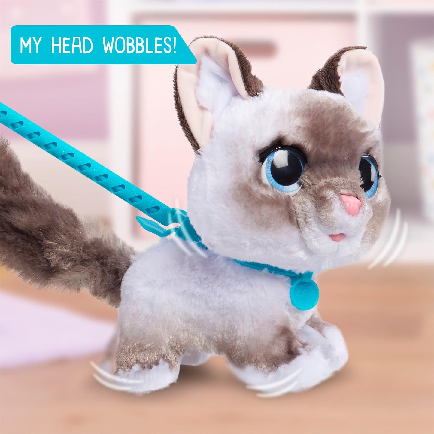 Furreal Wagalots Kitty, Small Interactive Plush, Faux Fur, Kids Toys For Ages 4 Up By Just Play