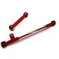 Treal Aluminum 7075 Steering Links Set For Axial Scx24 1/24 Scale-V2 (Red)