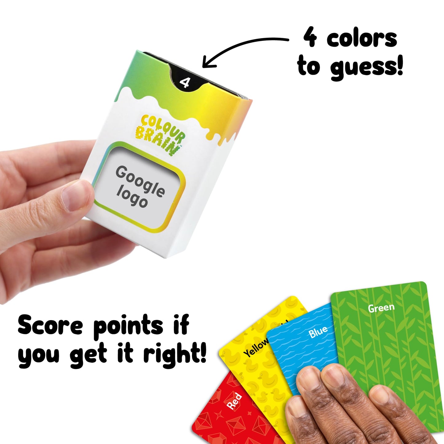 Big Potato Colorbrain Family Board Game | Fun for 2-20 Players | Multicolor | Ideal for Kids and Adults