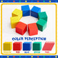 70 Pcs Wood Geometric Solids - Mini 3D Shapes For Teaching, Classroom Manipulatives For Elementary School, Kids Geometry Math Learning