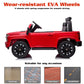 LUIBAS 24V 2-Seater Battery Powered Licensed Chevrolet Silverado Kids Ride On Truck Electric Vehicle with Remote Control, Kids R