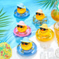 Marsui 48 Pcs Mini Rubber Ducks Summer Beach Funny Rubber Ducky Bathtub Shower Ducks for Baby Shower Swimming Pool Toys