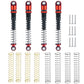 RCLIONS 1/24th RC Shocks 48mm Absorber Damper for All 1:24 Axial SCX24 AXI90081 Deadbolt AXI00002 JLU AXI00005 Gladiator RC Craw