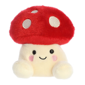 Aurora® Adorable Palm Pals™ Amanita Mushroom™ Stuffed Animal - Pocket-Sized Play - Collectable Fun - Red 5 Inches