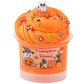 Pumpkin Orange Butter Slime, Super Soft And Non-Sticky Premade Slime, Slime Party Favors For Kids, Slime Sensory Toys For Birthd