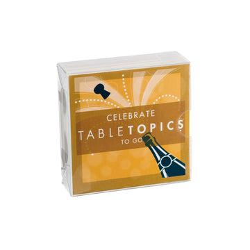 TableTopics Celebrate to Go Question Card Game - 40 Conversation Starter Cards for Parties, Special Occasions, Holidays, Take An