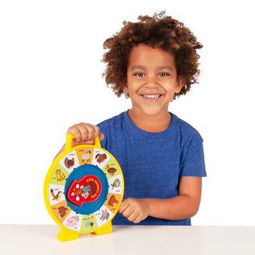 Fisher Price Classics - Farmer Says See 'N Say - Vintage Learning Toy, Sounds And Animals, Interactive Retro Game For Kids, Girls, Boys, Baby, Preschoolers, Toddlers, Unisex Ages 18 Months +