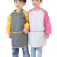 Plie Waterproof Kids Art Smocks 37 Colors (Age 1-10, S-XXL size), Blue&Green Dot (30-S)
