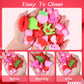 Mgparty 24 Pack Valentine Day Mochi Squishies Toys With Gifts Cards For Kids Kawaii Mochi Valentines Stress Relief Fidget Toys C