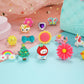 PinkSheep Little Girl Jewel Rings in Box, Adjustable, No Duplication, Girl Pretend Play and Dress Up Rings (24 Lovely Ring)