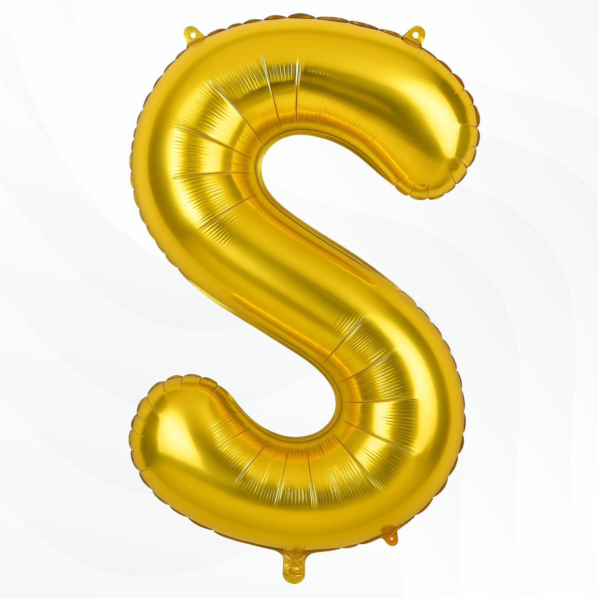 Flyloons Gold S Letter Foil Balloon Alphabets Balloons Perfect for Birthday Decoration Items, Anniversary, Bachelorette, Wedding