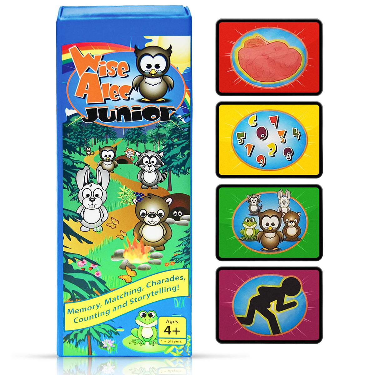 Wise ALEC Junior by Griddly Kids: Critical Thinking Games for Kids, STEM Educational Brain Game, Card Games for Kids Ages 4 & Up