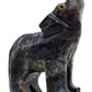 Nelson Creations, Llc 1.5 Inch Wolf Natural Soapstone Hand-Carved Animal Charm Totem Stone Carving Figurine